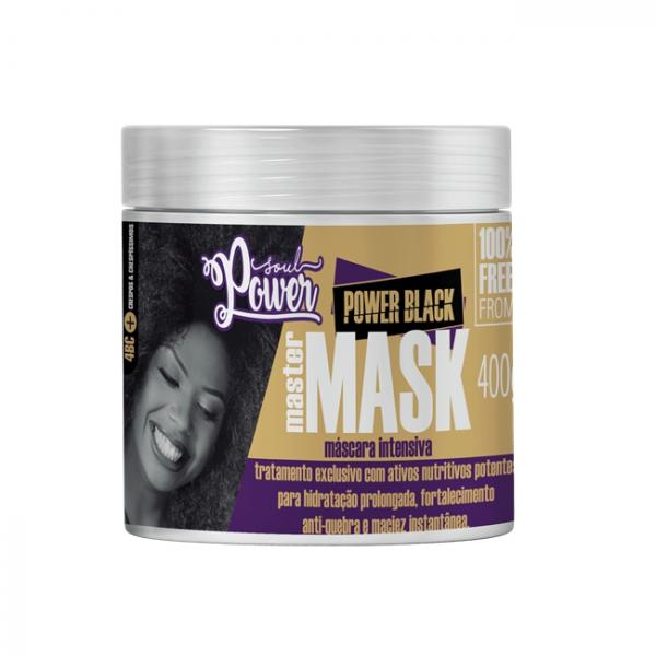 Mascara Soul Power Black Master Mask Hidratação Intensiva