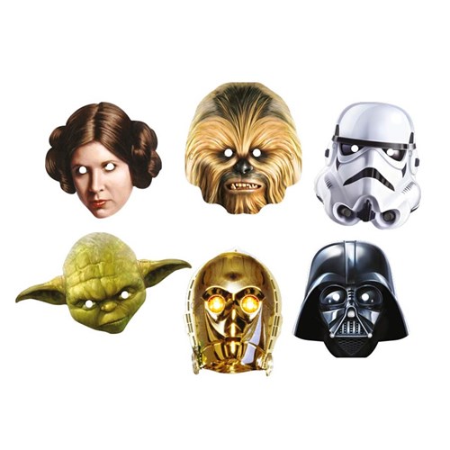 Máscara Star Wars Clássico - 06 Unidades