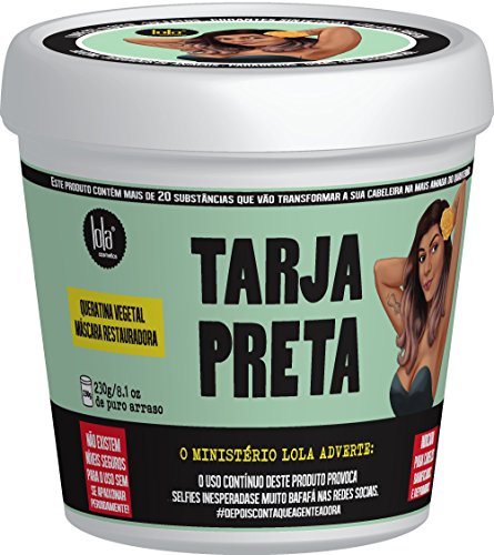 Máscara Tarja Preta Queratina Vegetal, Lola Cosmetics