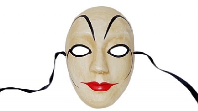 Mascara Teatral Rosto Único-Estampa 1