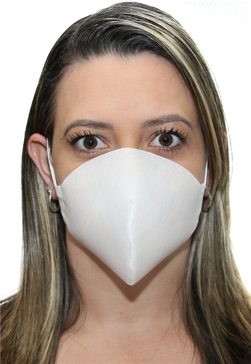 Kit 10 Mascaras Respiratórias Lavavel Dupla Proteção Selten Branca