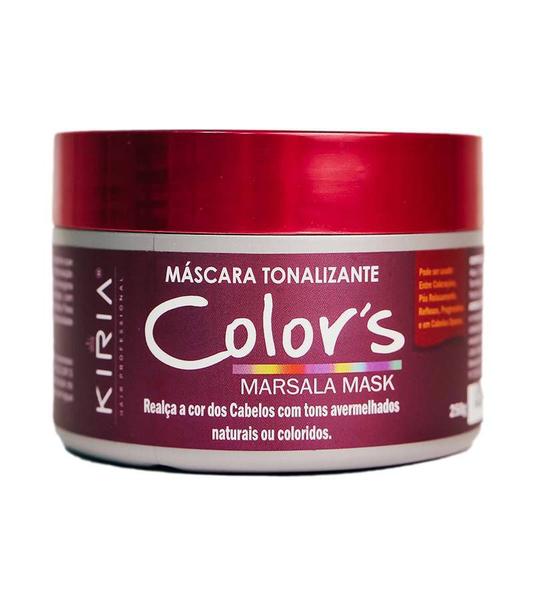 Máscara Tonalizante Color's Marsala Mask -250g - Kiria Hair