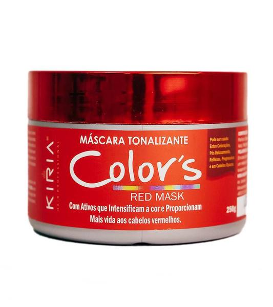 Máscara Tonalizante Color's Red Mask - 250g - Kiria Hair
