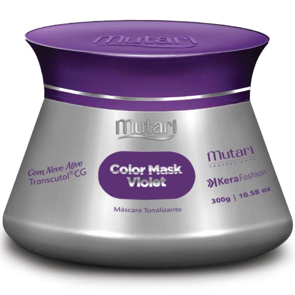 Mascara Tonalizante Matizador para Reflexos Dourados Color Mask Violet Mutari 300g