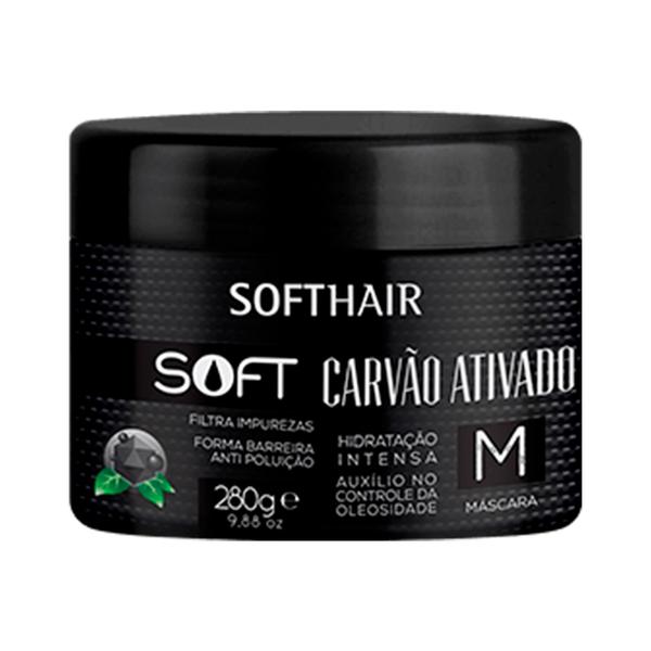 Máscara Tratamento Soft Hair Carvão Ativado 280g