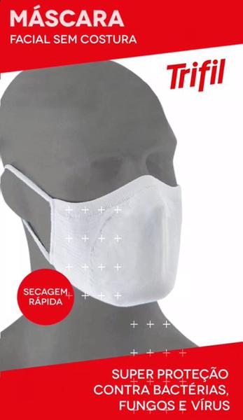 Máscara Trifill de Tecido- Lavável e Reutilizável