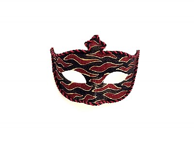 Mascara Veneza Chic Vermelha Único-Vermelho