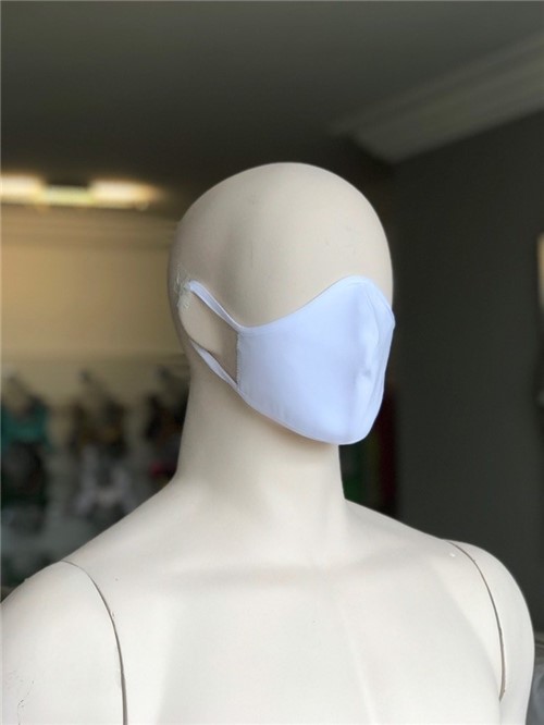 Máscaras de Tecido Brancas 1 Unidade