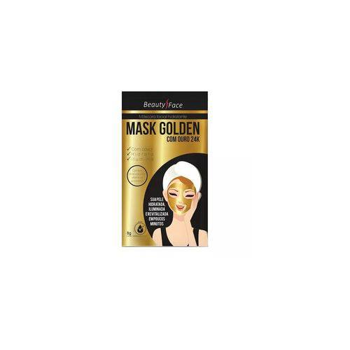 Mask Golden Ouro Máscara Facial Hid Beauty Face Sachê 8g