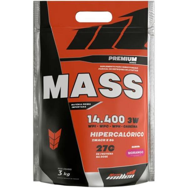 Mass Premium 14400 - 3000g Refil Morango - New Millen