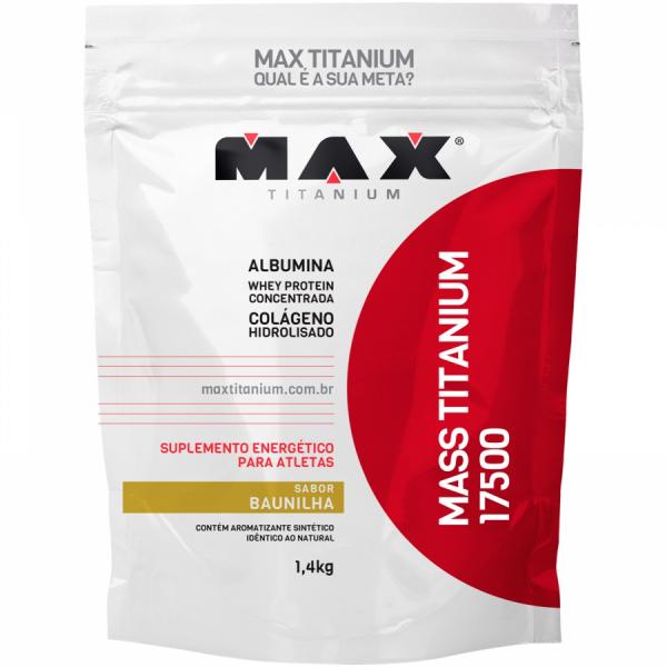 Mass Titanium 17500 1,4kg - Baunilha - Max Titanium