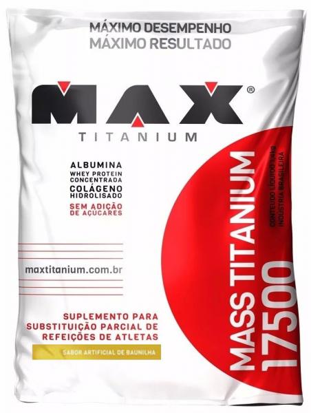 Mass Titanium 17500 3Kg - Baunilha - Max Titanium