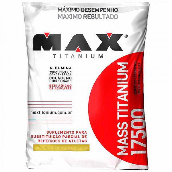 Mass Titanium 17500 3kg Baunilha Max Titanium - Max Titanium