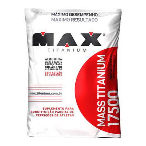 Mass Titanium 17500 Refil (3kg) Sabor Coco - Max Titanium