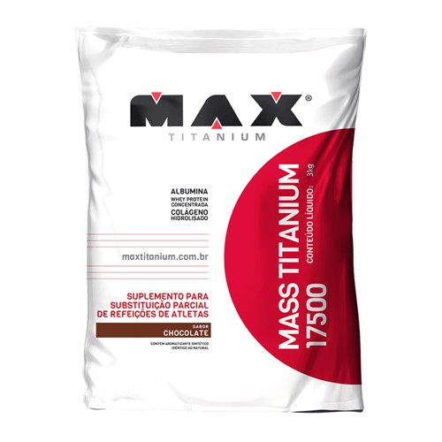 Mass Titanium 17500 Max Titanium Chocolate com 3kg