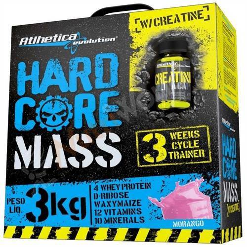 Massa Hard Core com Creatina - Atlhetica - 3kg - B