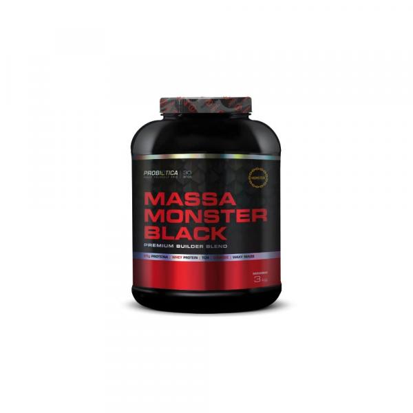 MASSA MONSTER BLACK 3kg - MORANGO - Probiótica