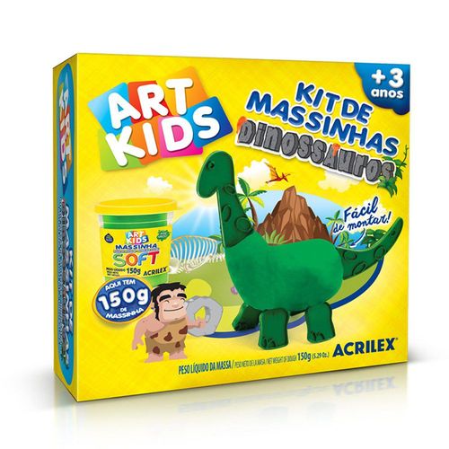 Massa para Modelar Criativa Art Kids Dinossauro Acrilex