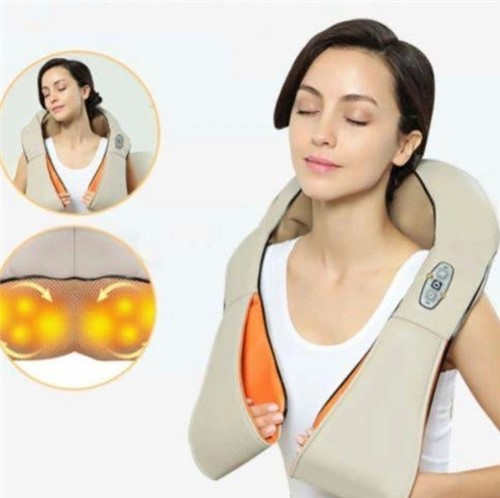 Massageador 3D Elétrico para Pescoço e Ombros com Cabo para Veiculo E...