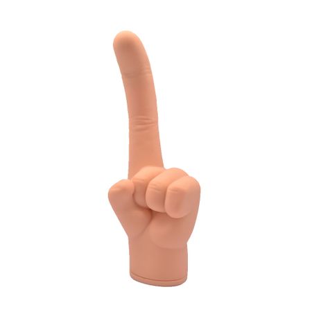 Masturbador Formato Dedo com Vibrador Importado 13051 Bege UN
