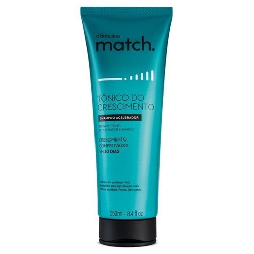 Match Shampoo Acelerador Tônico do Crescimento - 250Ml