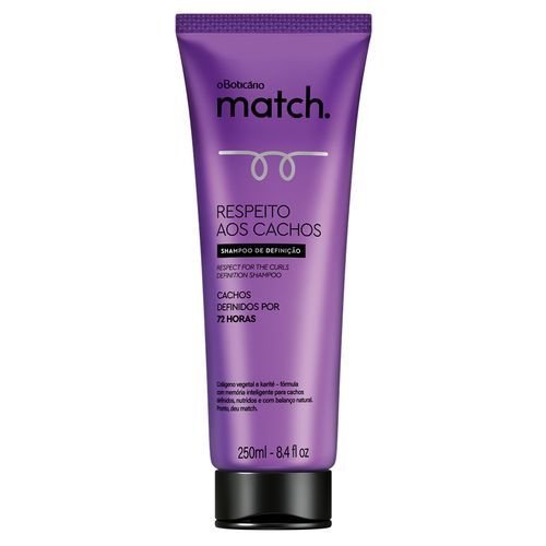 Match Shampoo de Definição Respeito Aos Cachos - 250Ml