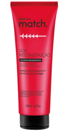 Match Sos Reconstrução Shampoo, 250Ml