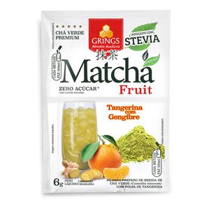 Matcha Fruit Sabor Tangerina com Gengibre Grings 6g