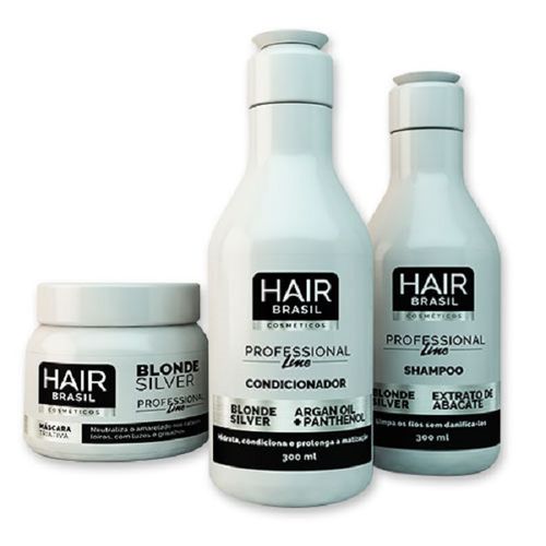 Matizador Blond Silver Hair Brasil Kit Linha Home Care