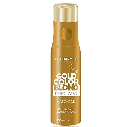 Matizador Gold Color Blond Platinado 300ml - Intensy Color Lé Charme's