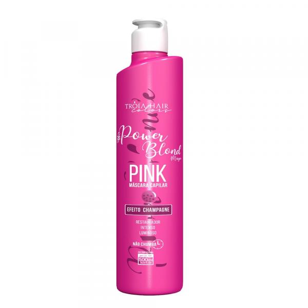 Matizador Pink Efeito Champagne Power Color Tróia Hair 500ml