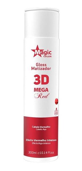 Matizador Vermelho Gloss Mega Red Magic Color - 300ml
