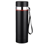 Matte Texture 304 Stainless Steel Vacuum Water Bottle With Portable Rope 450ML
