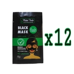 Matto Verde Black Mask Flash 8g Máscara De Remoção De Cravos 12 Sachês