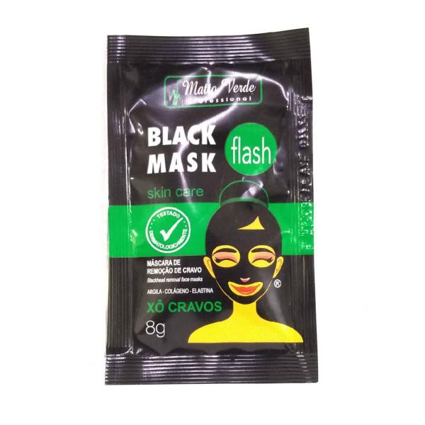 Matto Verde Máscara Xô Cravos Black Mask Flash Sachê 8g