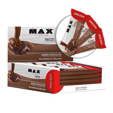 Max Bar 12Un - Max Titanium (chocolate)