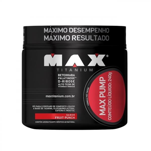 MAX PUMP 240g - FRUIT PUNCH - Max Titanium