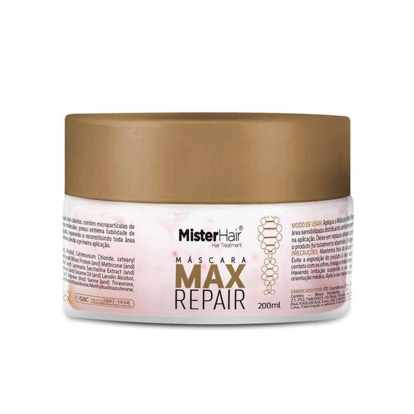 Max Repair Mascara Reparadora - Mister Hair - 200ml