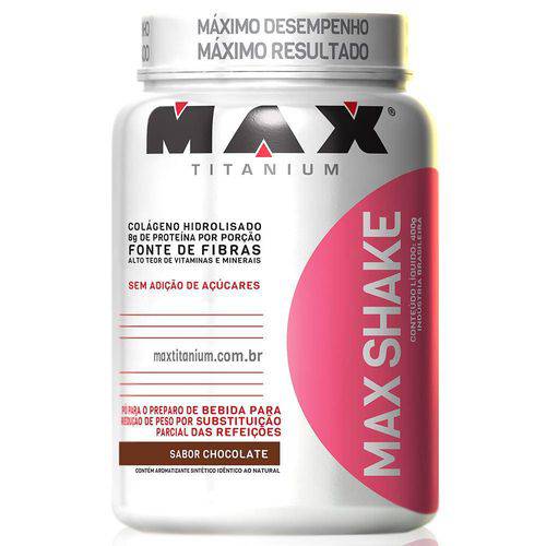 Tamanhos, Medidas e Dimensões do produto Max Shake - 400g - Max Titanium