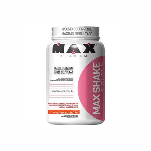 Max Shake 400g Sabor Vitamina de Frutas Max Titanium¿