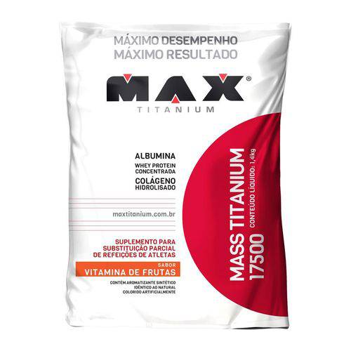 Max Titanium Mass 17500 1,4kg Vitamina de Frutas Vermelhas
