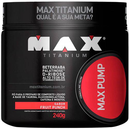 Max Titanium Max Pump 240g - Fruit Punch