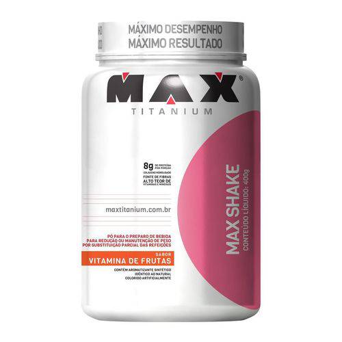 Max Titanium Max Shake 400g Vitaminas de Frutas