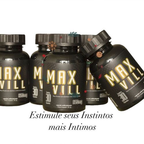 Max Vill Produto Natural Maca Peruana com Vitaminas e Minerais SUPER CONCENTRADO