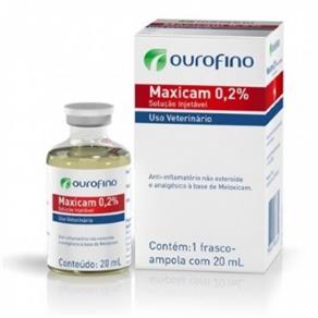 Maxicam 0.2% Injetavel Ourofino - 20ml