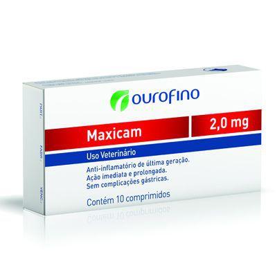 Maxicam 2,0 Mg - Blister C/ 10 Comprimidos - Ourofino