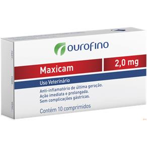 Maxicam 2,0 Mg Caixa 10 Comprimidos