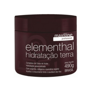 Maxiline Profissional Hidratação Elementhal Terra Máscara - 490g