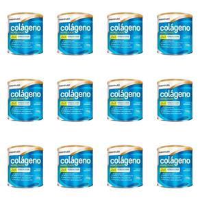 Maxinutri Colágeno Hidrolisado 2em4 Natural 250g - Kit com 12