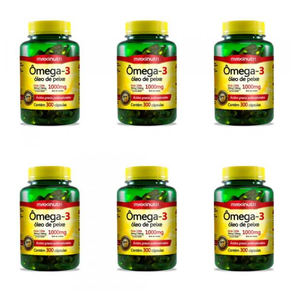 Maxinutri Omega 3 1g C/300 (Kit C/06)